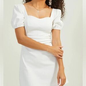 Altar'd State Delaney Mini Dress in White Size medium